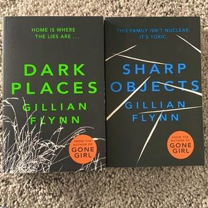 Gillian Flynn Book Bundle - Dark Places, Sharp Objects and Gone Girl
